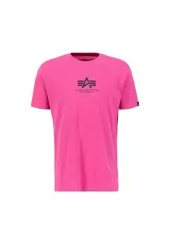 Футболка Alpha Industries " Alpha Industries Мужская - Футболки Basic T ML", цвет Magenta