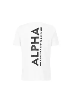 Футболка Alpha Industries " Alpha Industries Мужская - Футболки Backprint T Camo Print", белый