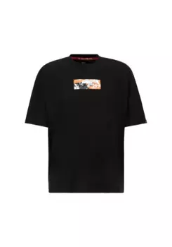 Футболка Alpha Industries " Alpha Industries Мужская - Футболки с камуфляжной панелью T", черный