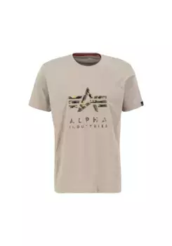 Футболка Alpha Industries " Alpha Industries Мужская - Футболки Camo PP T ", цвет Vintage Sand
