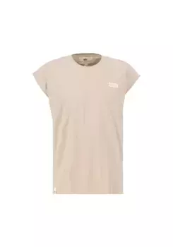 Футболка Alpha Industries " Alpha Industries Мужская - Футболки Organics без рукавов", бежевый