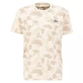 Футболка Alpha Industries Backprint Camo, бежевый