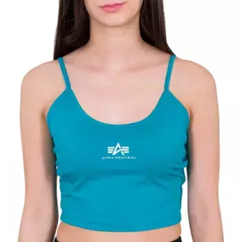 Футболка Alpha Industries Basic Crop, синий