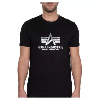 Футболка Alpha Industries Basic Foil Print, черный