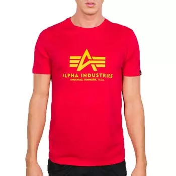 Футболка Alpha Industries Basic, красный