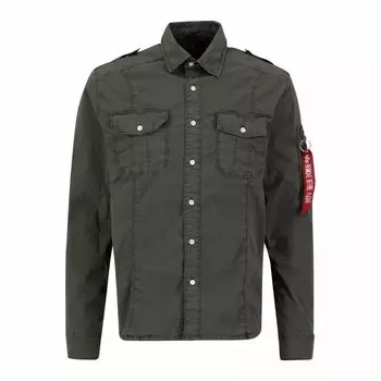 Футболка Alpha Industries Basic Shirt Slim, серый