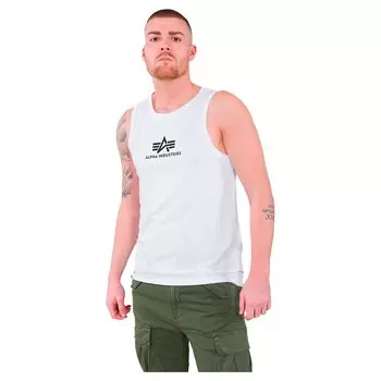 Футболка Alpha Industries Basic sleeveless T-shirt, белый