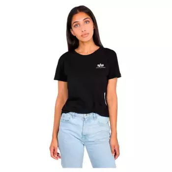 Футболка Alpha Industries Basic Small Logo, черный