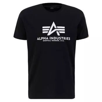 Футболка Alpha Industries Basic T Carbon, черный