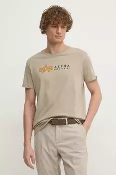 Футболка Alpha Industries, бежевый