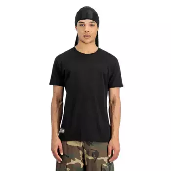 Футболка Alpha Industries Camo Label Back Print, черный