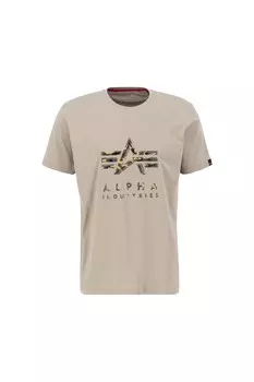 Футболка Alpha Industries CAMO PP T, светло-бежевый