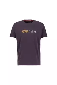Футболка ALPHA INDUSTRIES, цвет Blackberry