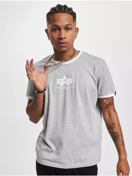 Футболка Alpha Industries, цвет grey heather