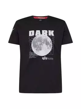Футболка ALPHA INDUSTRIES Dark Side, черный