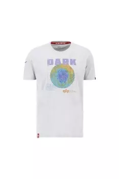 Футболка ALPHA INDUSTRIES Dark Side, светло-серый