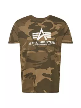 Футболка Alpha Industries, хаки/оливковый