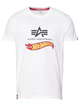 Футболка Alpha Industries HOT WHEELS, белый