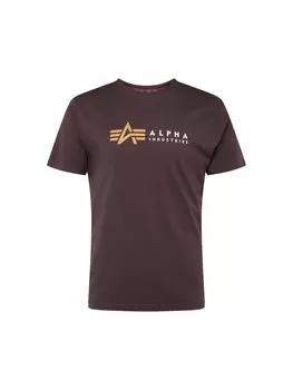 Футболка Alpha Industries, коричневый