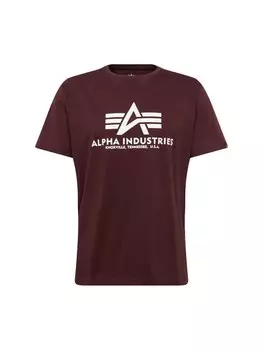 Футболка Alpha Industries, красное вино