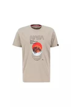 Футболка Alpha Industries NASA ORBIT, песочный