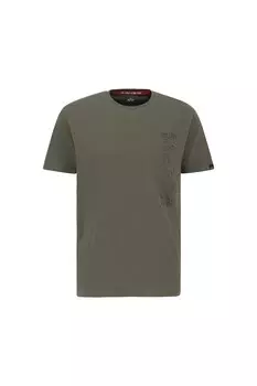 Футболка ALPHA INDUSTRIES, оливковый
