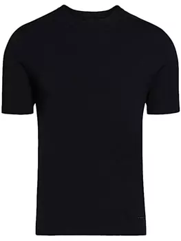 Футболка Alphatauri из хлопковой смеси, черный