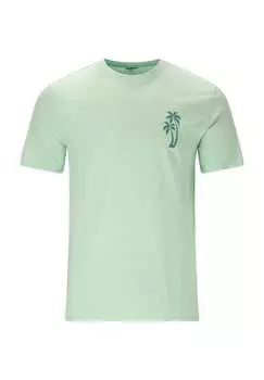 Футболка alymos с летним принтом Cruz, цвет 2156 brook green