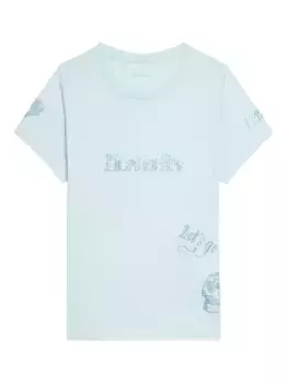 Футболка Alys, украшенная кристаллами Zadig&Voltaire, синий