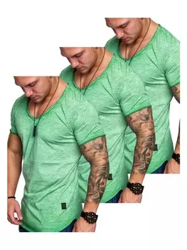 Футболка Amaci&Sons, цвет (3x mintgrn)