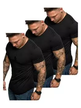 Футболка Amaci&Sons, цвет (3x schwarz)