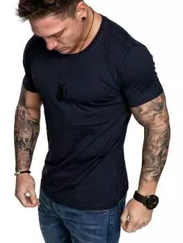 Футболка Amaci&Sons, цвет navyblau