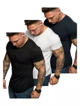 Футболка Amaci&Sons, цвет (navyblau + wei + schwarz)