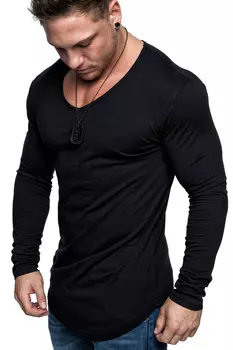 Футболка Amaci&Sons Langarm OXNARD, черный