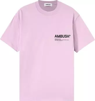 Футболка Ambush Jersey Workshop T-Shirt 'Lavendula/Black', фиолетовый