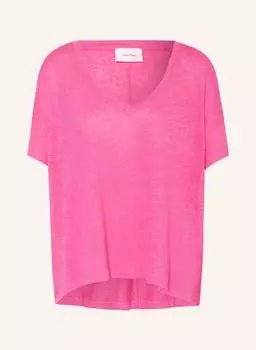 Футболка American Vintage POBSBURY aus Leinen, розовый