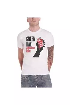Футболка «Американский идиот» Green Day, белый