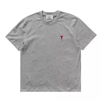 Футболка Ami ADC 'Grey', серый