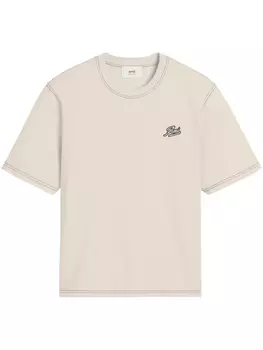 Футболка AMI Paris, нейтральный