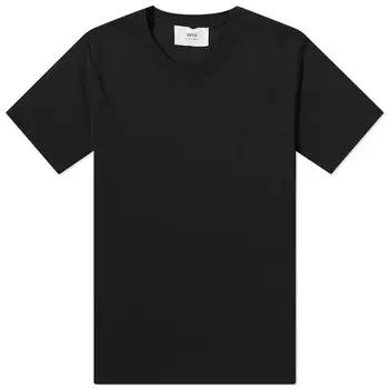 Футболка Ami Paris Tonal A Heart T-Shirt, черный