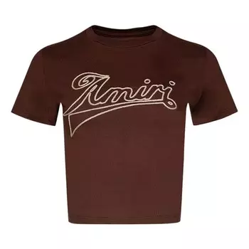 Футболка Amiri Baby Tee Chocolate, коричневый