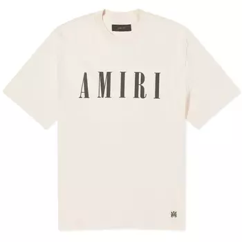 Футболка Amiri Core Logo, кремовый