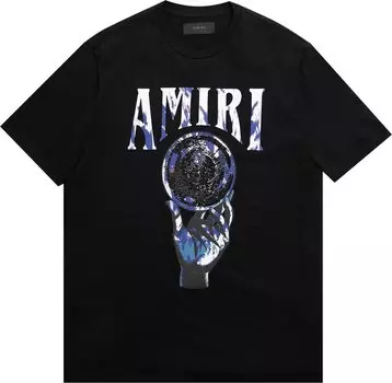 Футболка Amiri Crystal Ball Short-Sleeve Tee 'Black', черный