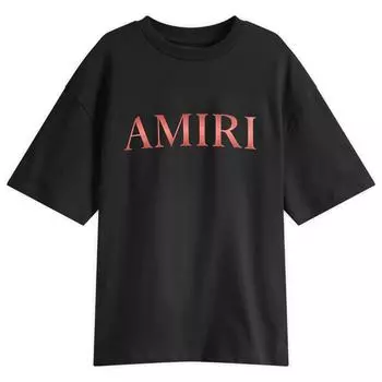 Футболка Amiri Gradient Core Logo T-Shirt, цвет Black & Red