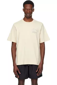 Футболка Amiri Hollywood Amiri, цвет alabaster