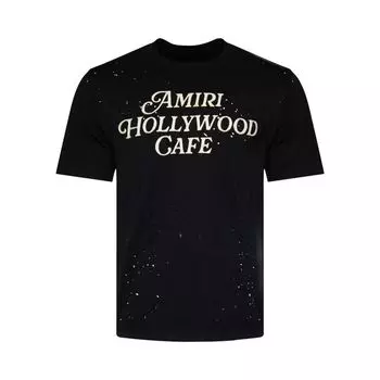 Футболка Amiri Hollywood Cafe Tee 'Black', черный