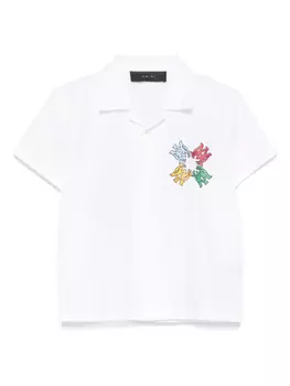 Футболка AMIRI KIDS Ma Quad Scribble, белый