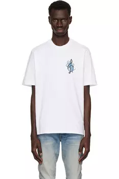 Футболка Amiri с принтом джаз-банда Amiri, белый