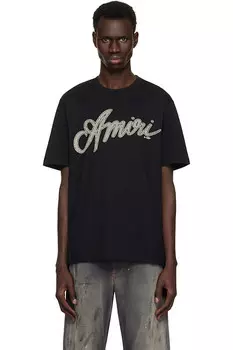 Футболка Amiri с принтом script Amiri, черный
