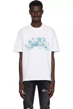 Футболка Amiri с садовым принтом Amiri, белый